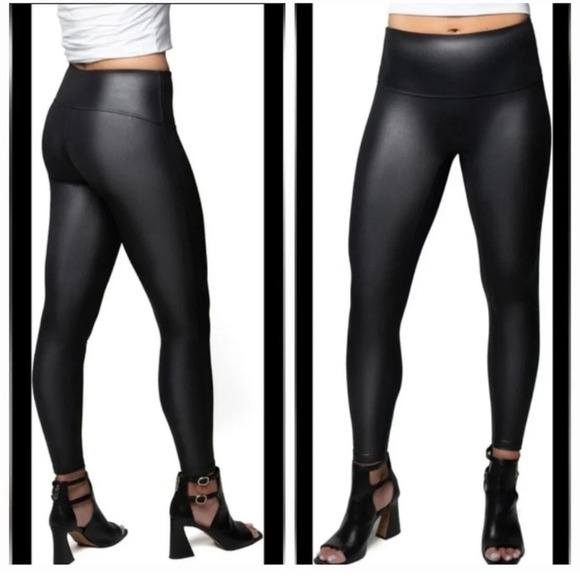 Jane and Bleecker Faux Leather Legging - Picture 1 of 9